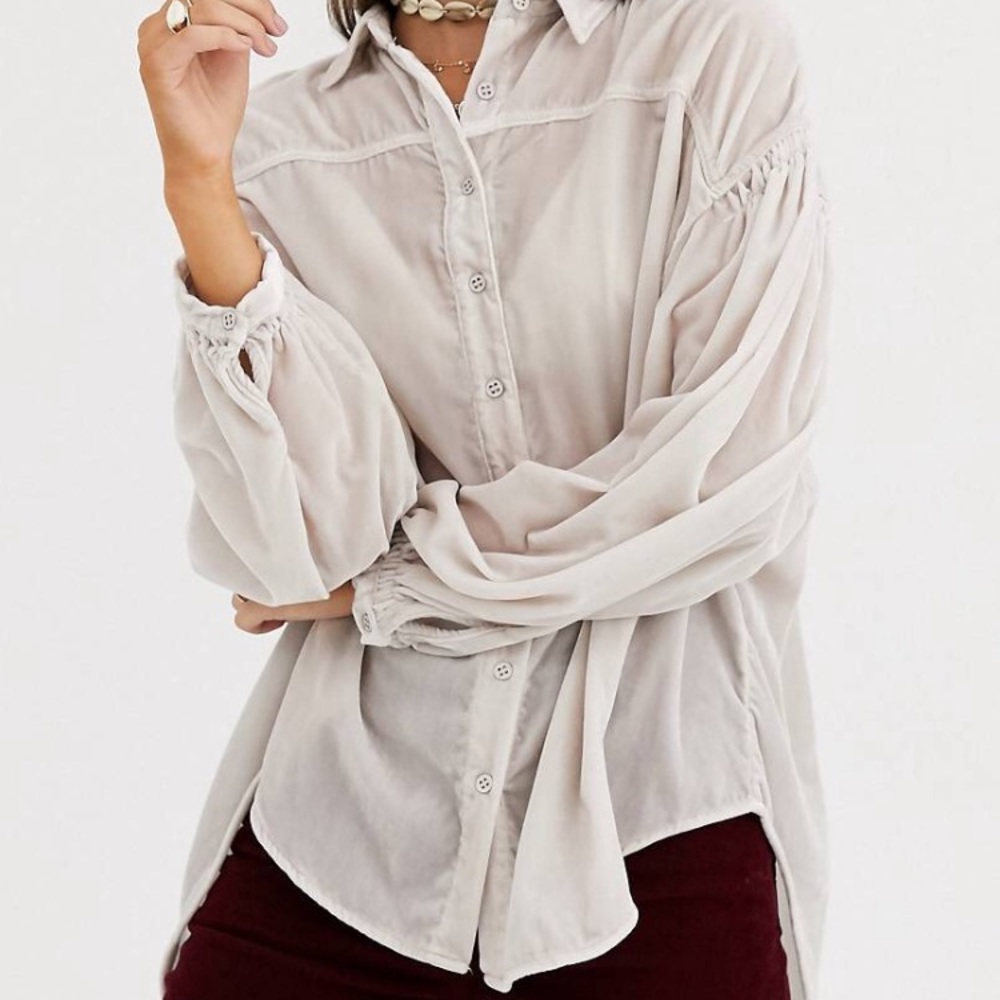 FREE PEOPLE button down